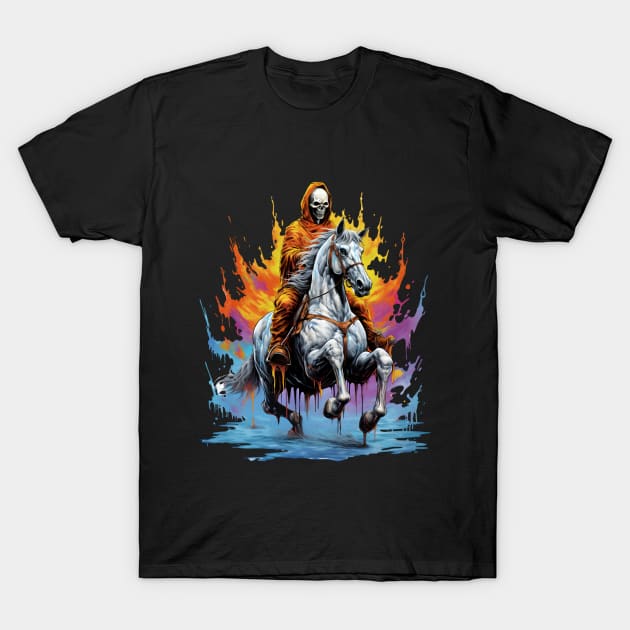 Skeleton Horse Rider T-Shirt by Giorgi's